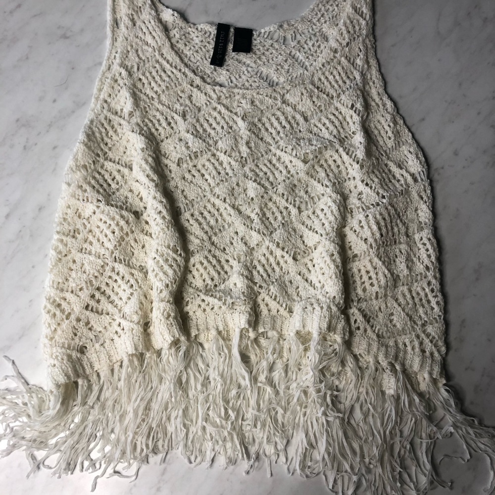 Boho knitted tank